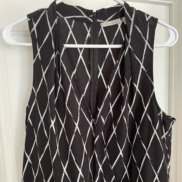 Black and White Lightweight Jumpsuit - Picture 3 of 6